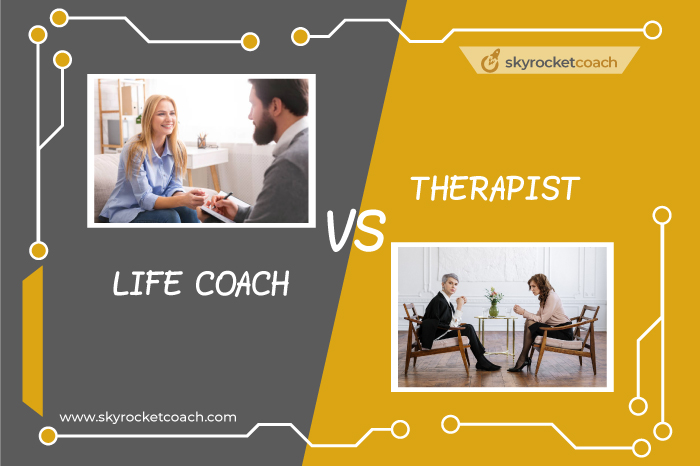 Difference between a life coach and a therapist