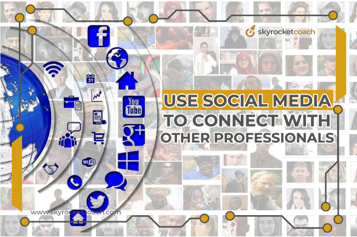 Use social media to connect with other professionals