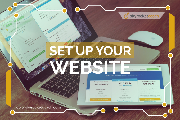 Set up your website