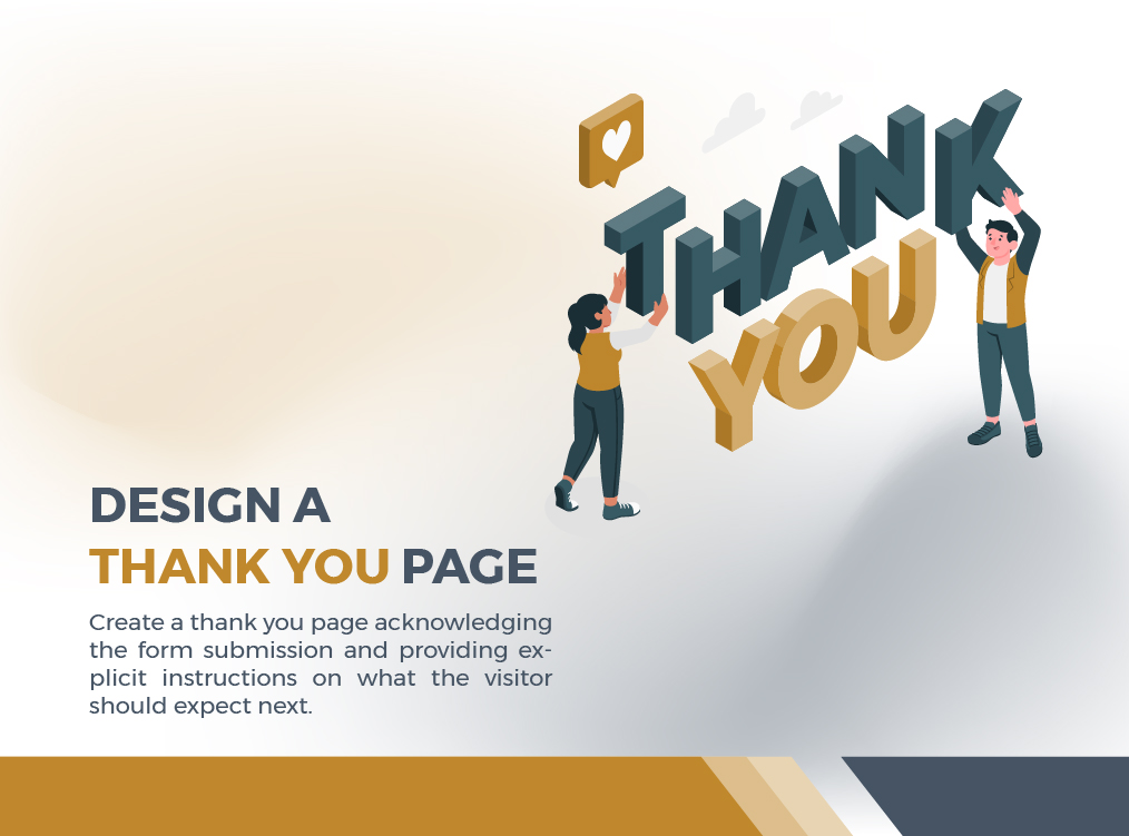 Design a Thank You Page