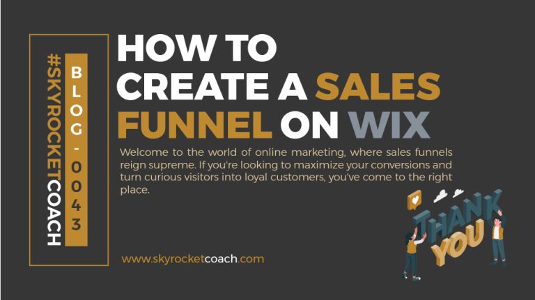 How to create a sales funnel on Wix for free