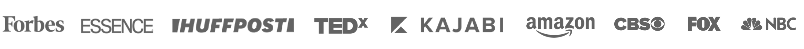 SkyrocketCoach clients are seen on Logos - Forbes, Essence, Tedx, Kajabi, Amazon, CBS, FOX, NBC-01